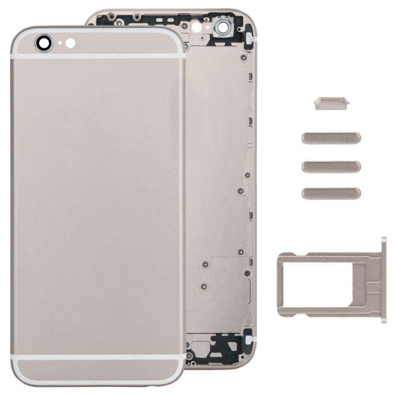 Full Assembly Housing Cover for iPhone 6, Including Back Cover & Card Tray & Volume Control Key &...