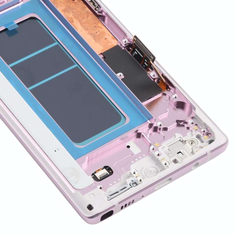 OLED LCD Screen for Samsung Galaxy Note9 SM-N960 Digitizer Full Assembly with Frame (Purple)