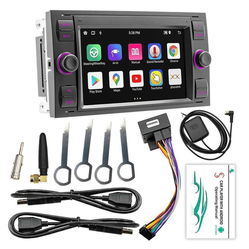 For Ford Transit 7 inch Android Navigation Machine Supports WiFi / GPS / RDS, Specification:2GB+3...