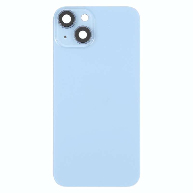 For iPhone 14 Plus Back Housing Cover with Camera Lens(Blue)