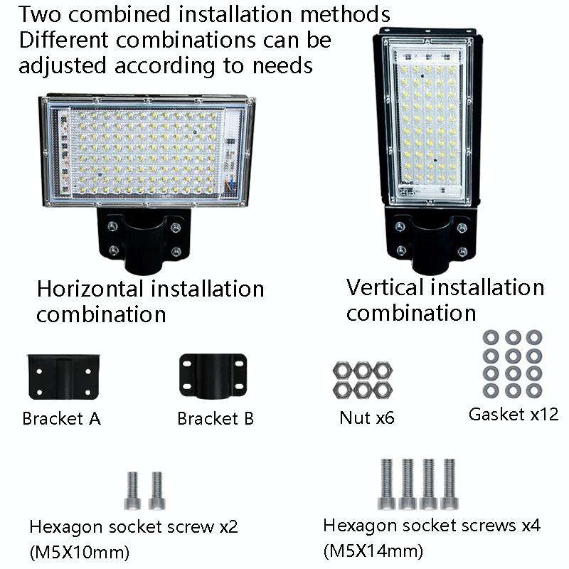 200W LED Waterproof Road Lighting Courtyard Floodlight(White Light)