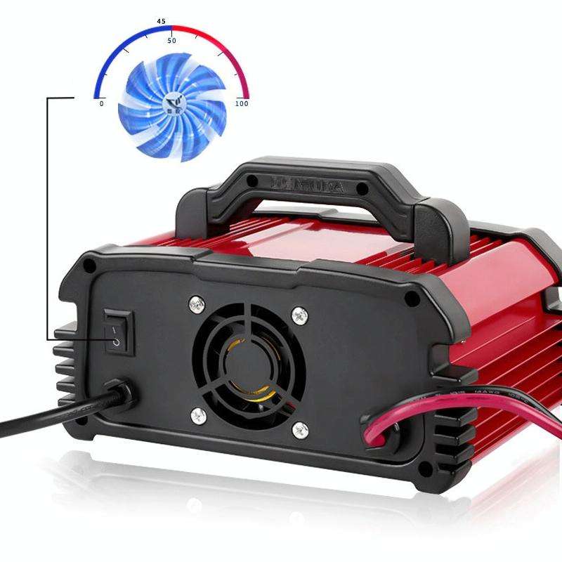 DEMUDA DC200 20A 12V / 24V Car Battery Charger Intelligent Pulse Repair Type Lead-acid Battery, P...