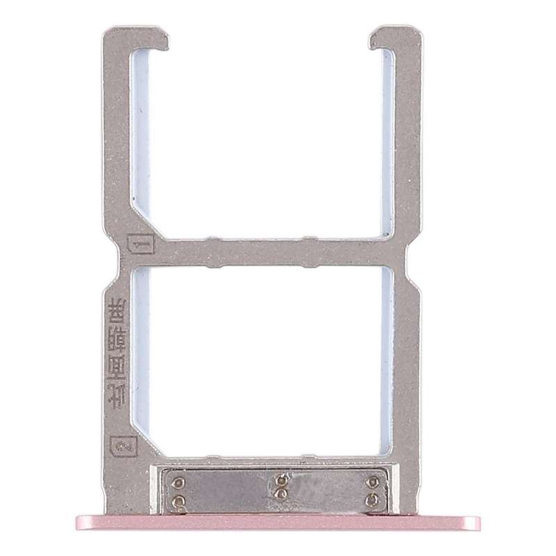 For Vivo X6S 2 x SIM Card Tray (Rose Gold)