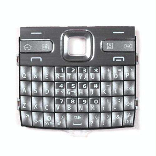 Mobile Phone Keypads Housing  with Menu Buttons / Press Keys for Nokia E72(Silver)