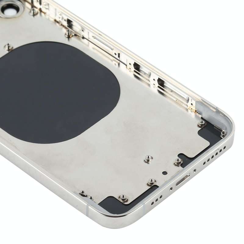 Back Housing Cover with Appearance Imitation of iP12 Pro for iPhone X(White)