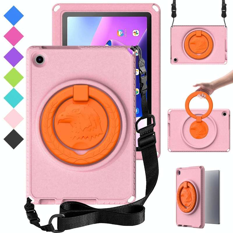 For Lenovo Tab M10 3rd Gen 10.1 TB-328 EVA Hard PC Shockproof Tablet Case(Pink)