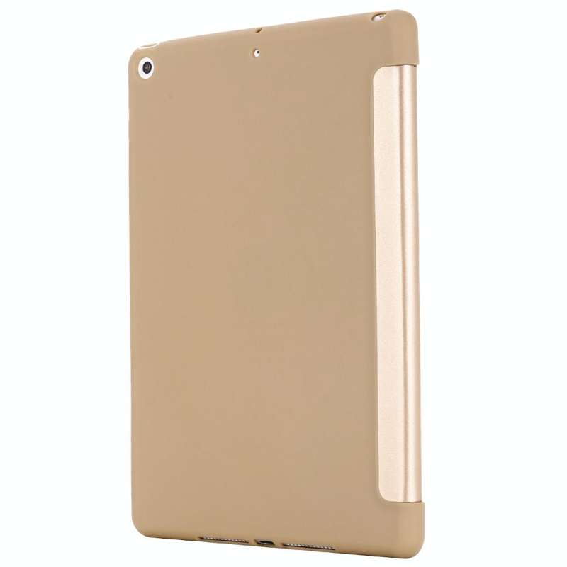 For iPad 10.2 2021 / 2020 / 2019 GEBEI Shockproof Horizontal Flip Leather Case with Three-folding...