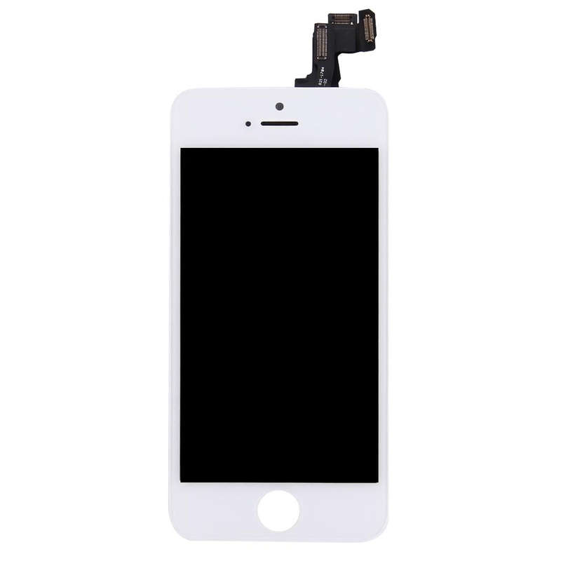 TFT LCD Screen for iPhone 5S Digitizer Full Assembly with Front Camera (White)