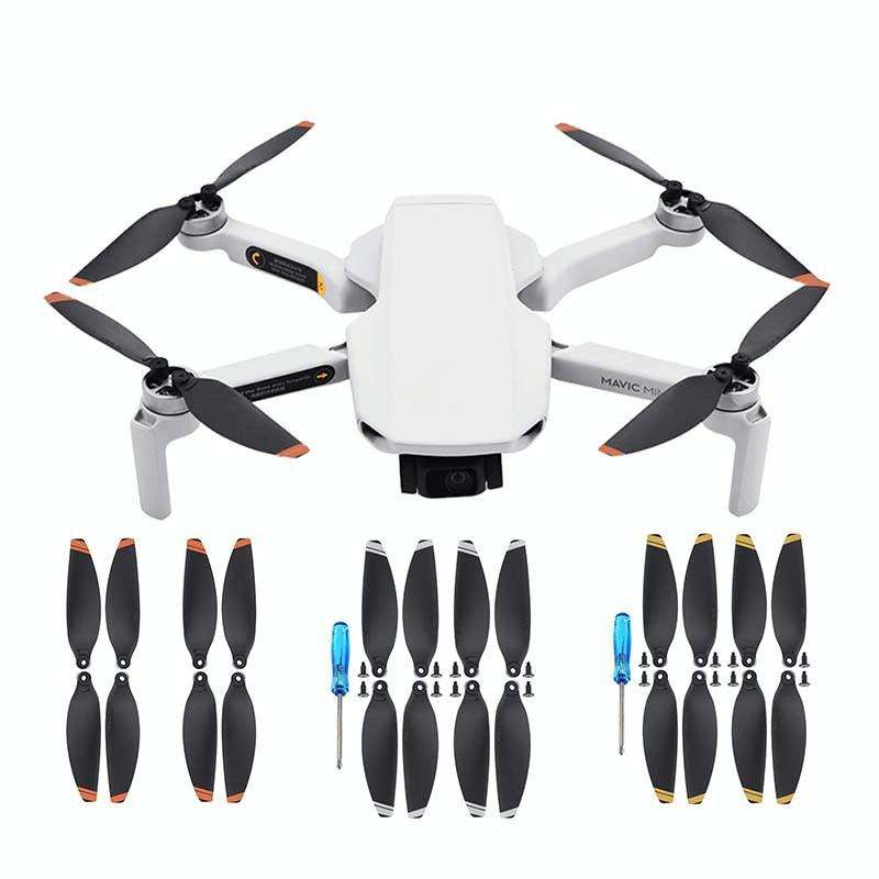 For DJI Mavic Mini 4726F Wing Propeller Blade Drone Accessories, Spec: 4pairs Orange Edge