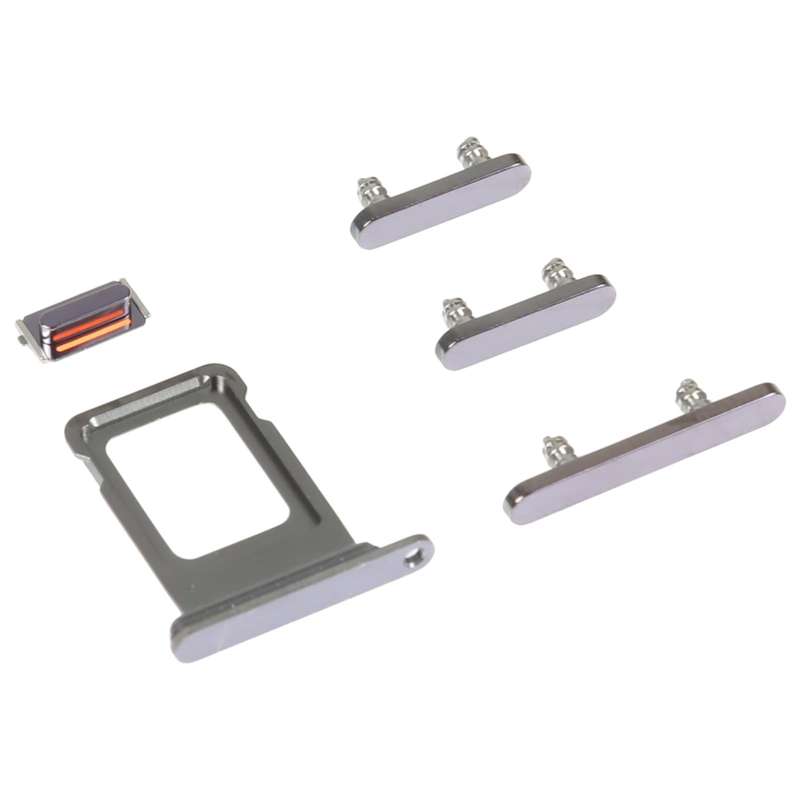 SIM Card Tray + Side Keys for iPhone 14 Pro Max(Purple)
