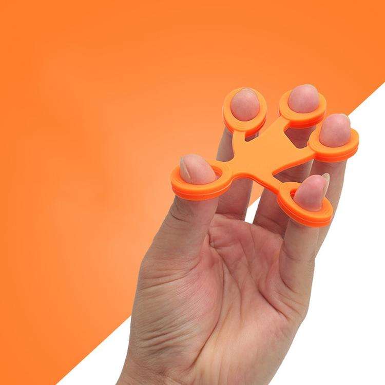 Humanoid Silicone Finger Puller Finger Force Wrist Exercise Pull Ring(Green)