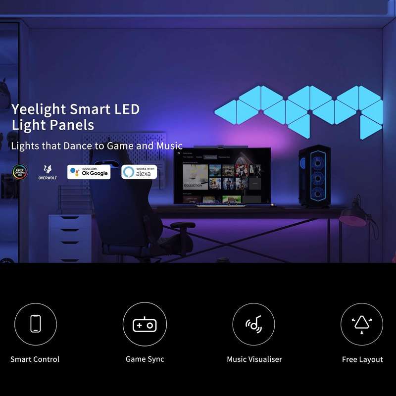 Original Xiaomi Yeelight Smart LED Light Panels 6 PCS