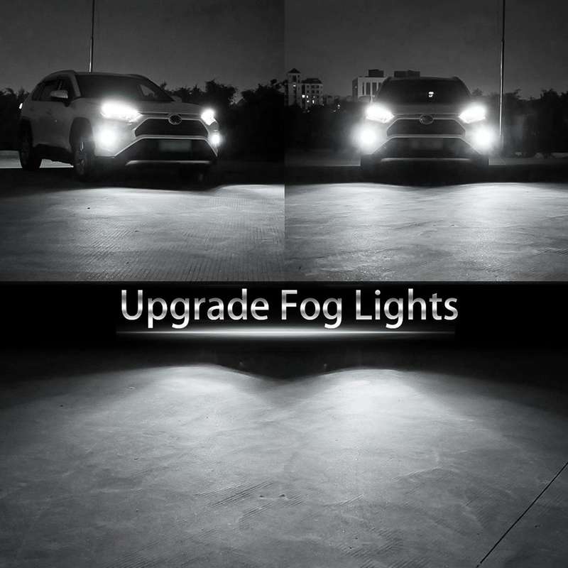 1 Pair 9006 DC12V 7.8W Car LED Fog Light (White Light)