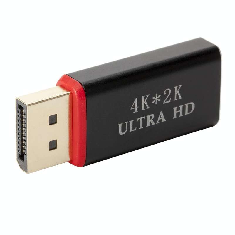 4K x 2K Display Port to HDMI Converter(Black)