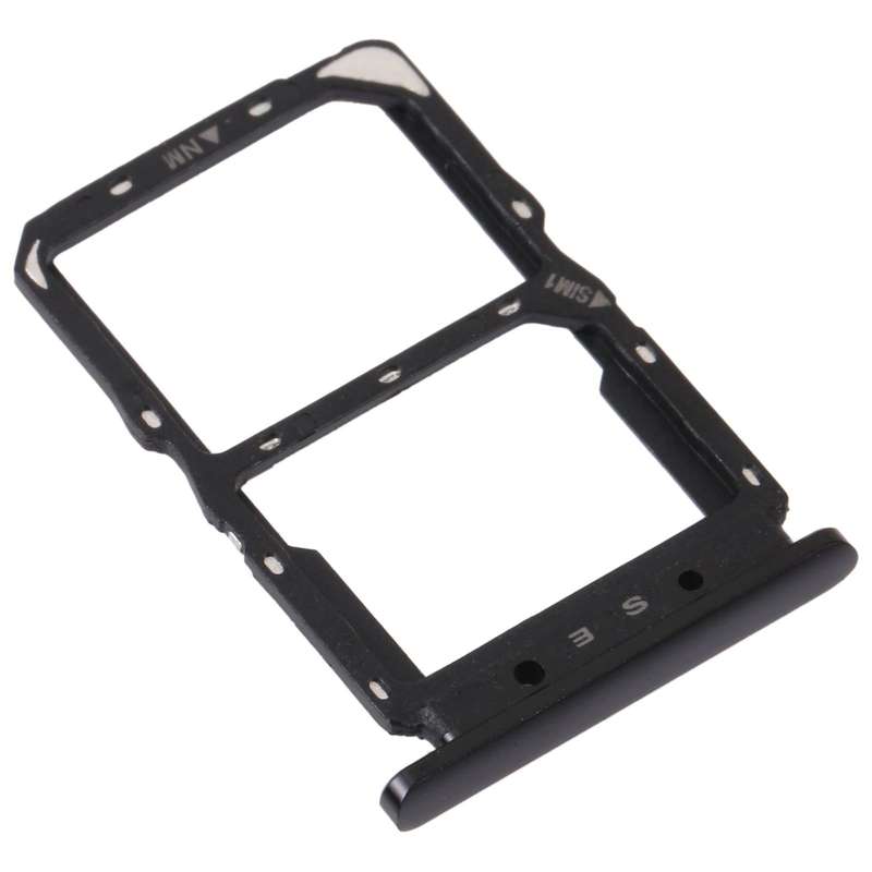 SIM Card Tray + NM Card Tray for Huawei Nova 5 Pro (Black)