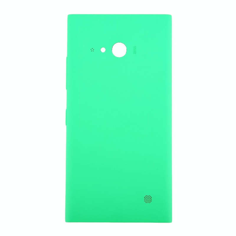 for Nokia Lumia 735 Solid Color NFC Battery Back Cover(Green)