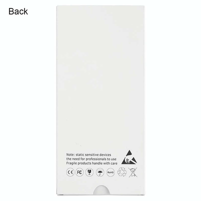 50 PCS Cardboard Packaging White Box for iPhone 5 LCD Screen and Digitizer Full Assembly