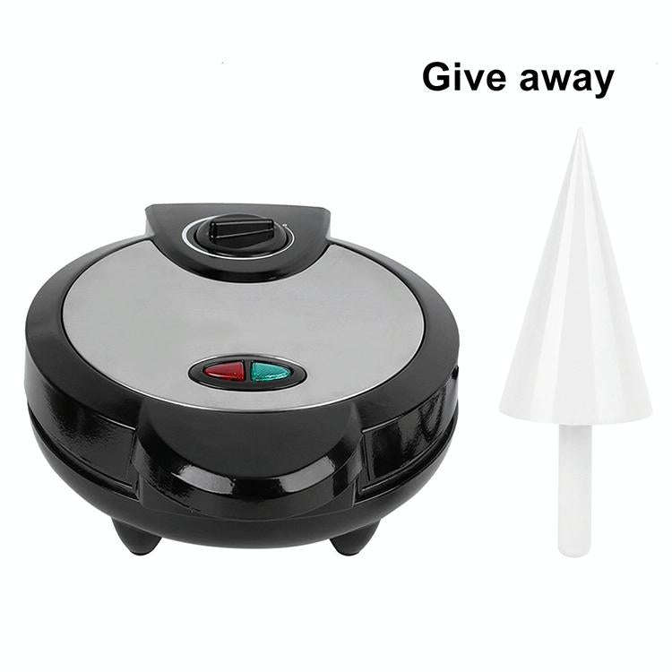 Electric Egg Roll Maker DIY Ice Cream Cone Machine Crispy Omelet Machine Pancake Machine, UK Plug