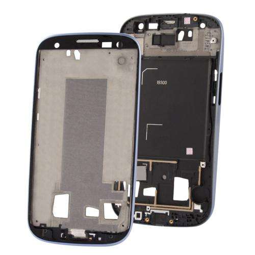 For Galaxy S III / i9300 Original 2 in 1 LCD Middle Board + Original Front Chassis(Dark Blue)
