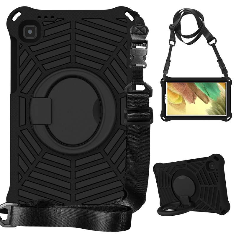 For Samsung Galaxy Tab A7 Lite 8.7 SM-T220 Spider King EVA Protective Tablet Case(Black)