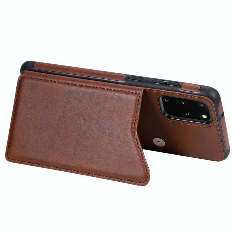 For Galaxy S20 Plus Calf Texture Horizontal Flip Leather Case with Holder & Card Slots & Frame(Co...