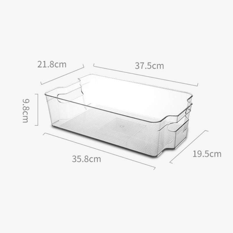 Kitchen Transparent Refrigerator Storage Box Pull-out Cans Beverage Bottle Storage Box, Specifica...