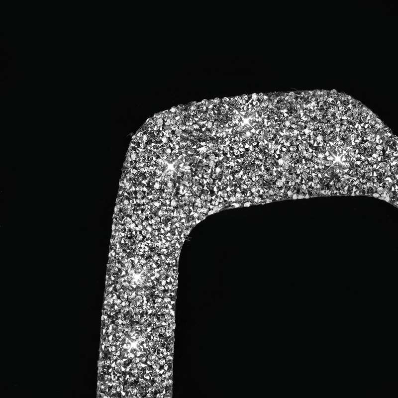 For BMW 3 Series E90 / E92 2005-2012 Car Gear Panel Diamond Decorative Sticker, Left Drive