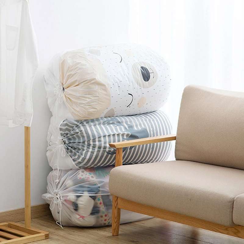 Large-capacity Household Waterproof Moisture-proof Quilt Storage Bag Packing Bag(Striped Deer)