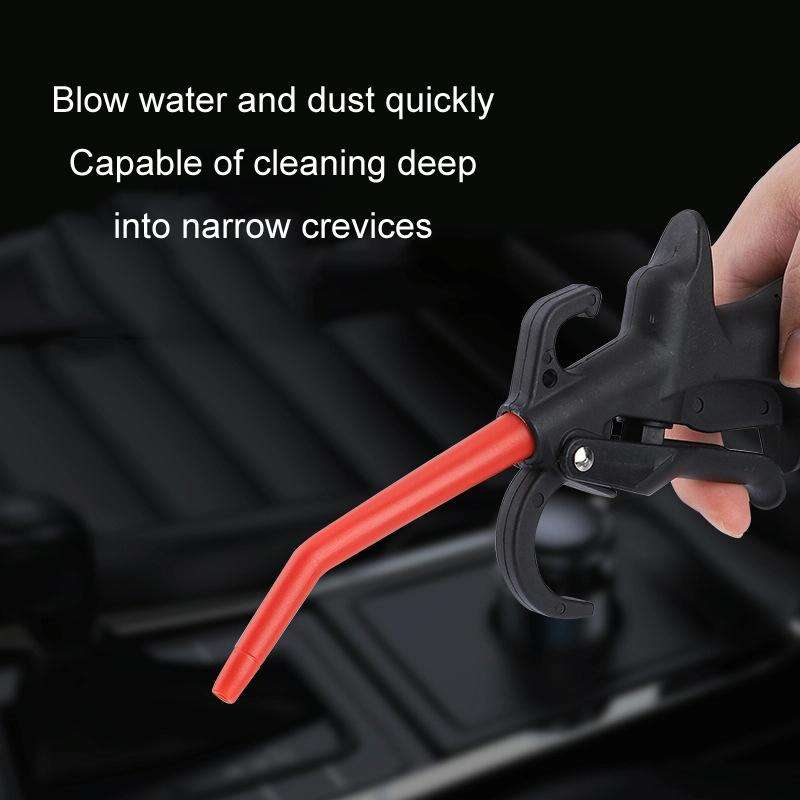 Car Beauty Cleaning High Pressure Pneumatic Plastic Dust Blower Short Blow