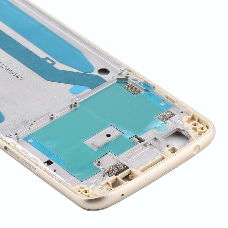 Front Housing LCD Frame Bezel for Motorola Moto G6 Play (Gold)