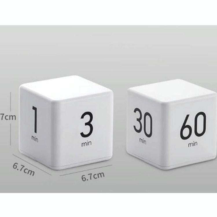 LED Rubiks Cube Time Manager Kitchen Timer, Style:15-20-30-60