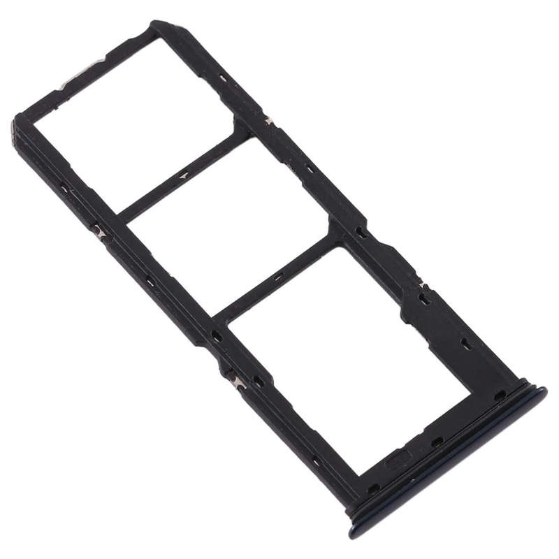 For Vivo S1 SIM Card Tray + SIM Card Tray + Micro SD Card Tray (Black)