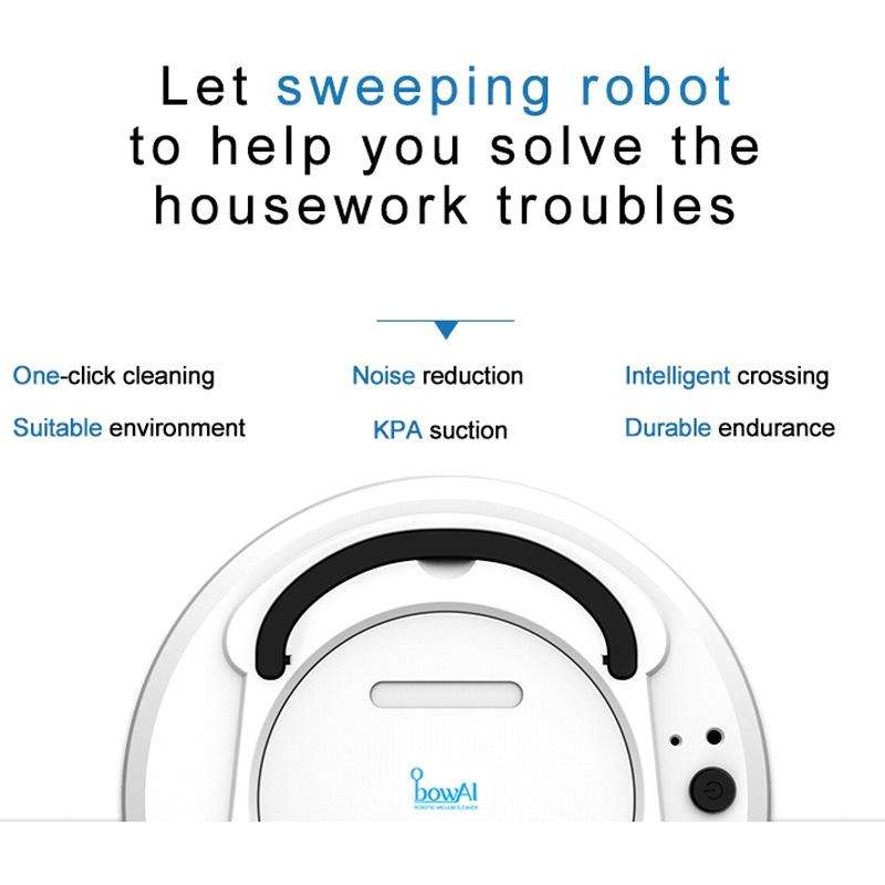 1800Pa Large Suction Smart Household Vacuum Cleaner Clean Robot