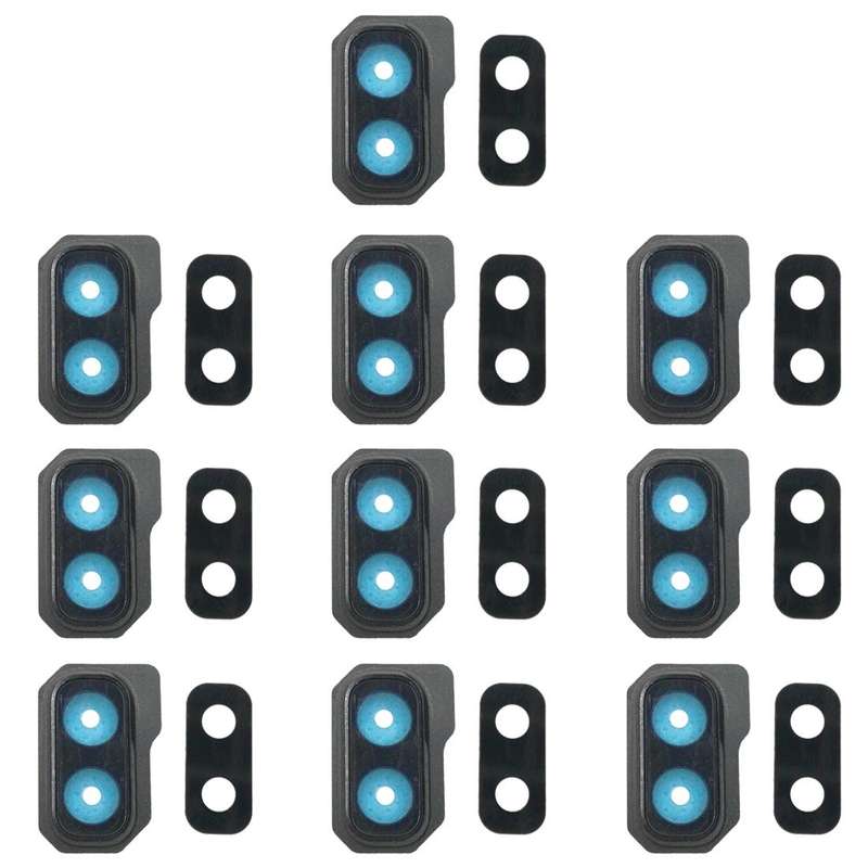 For Galaxy A8 Star / A9 Star / G8850 10pcs Back Camera Bezel with Lens Cover