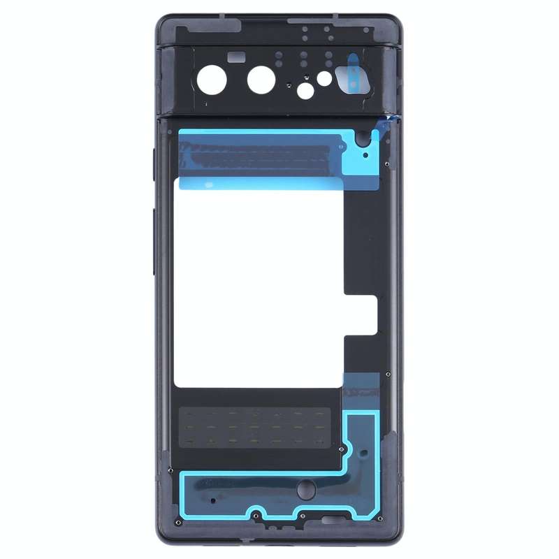 Original Middle Frame Bezel Plate for Google Pixel 6(Black)