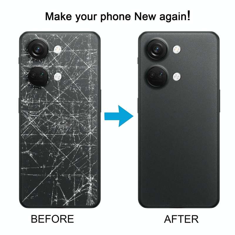 For OnePlus Nord 3 Original Battery Back Cover with Camera Lens Cover(Black)