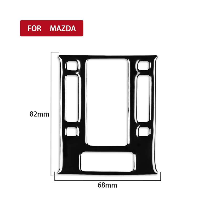 For Mazda 3 Axela 2010-2013 Car Emergency Light Switch A Decorative Sticker, Left and Right Drive...
