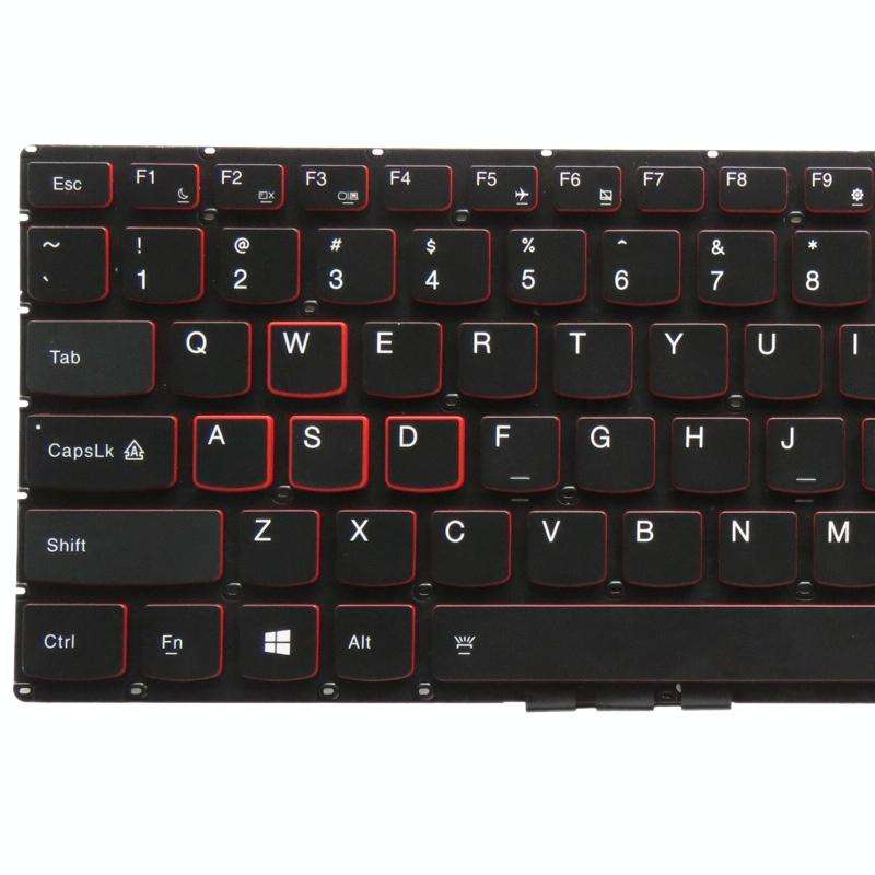 US Version Keyboard with Keyboard Backlight for Lenovo Ideapad Y700 Y700-15 Y700-15ISK Y700-15ACZ...