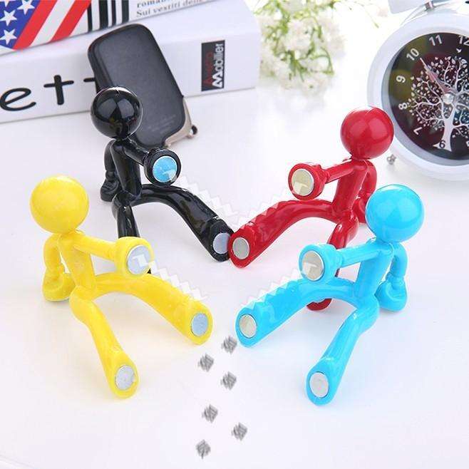 2 PCS Cute Humanoid Strong Magnet Key Hanger Multifunctional Magnetic Refrigerator Magnet, Random...