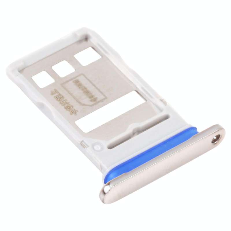 SIM Card Tray + NM Card Tray for Huawei Enjoy 20 Plus 5G (Silver)