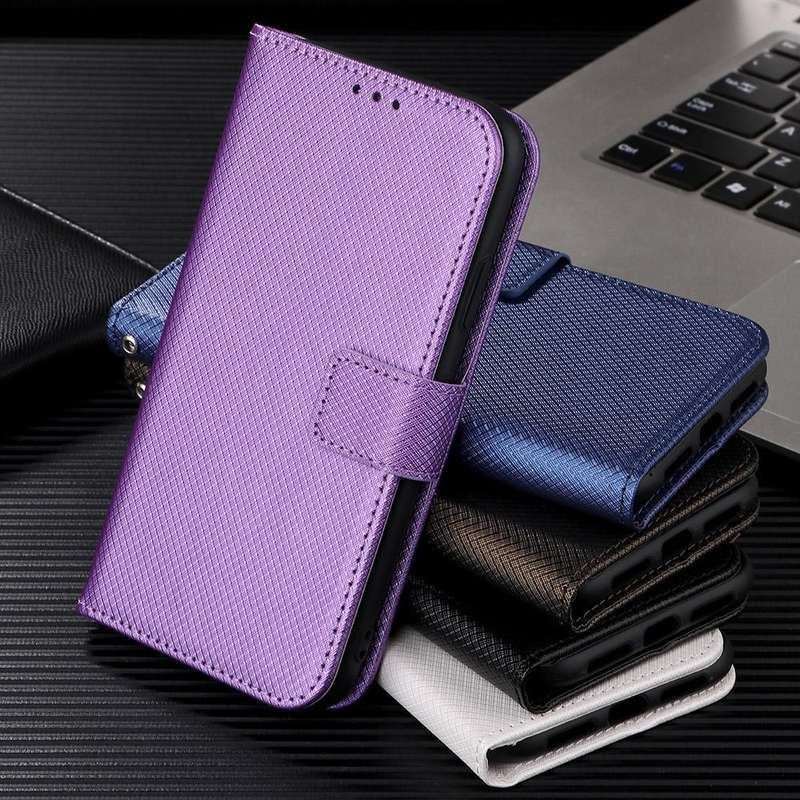 For Huawei nova Y70 / nova Y70 Plus Diamond Texture Leather Phone Case(Black)