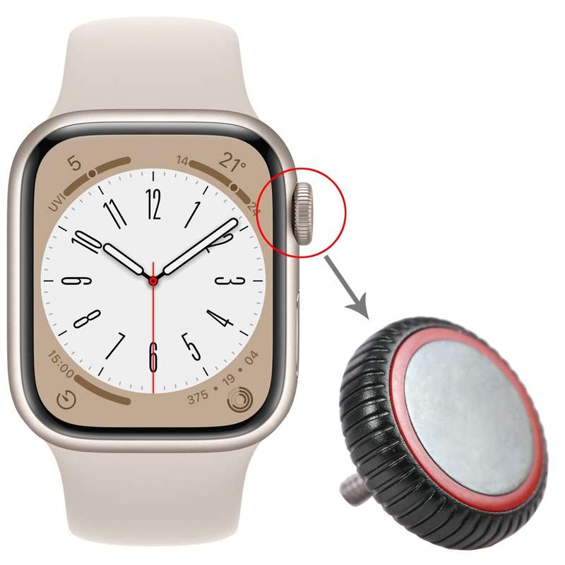 Watch Crown Nut Replacement For Apple Watch Series 8 (LTE)(Green)