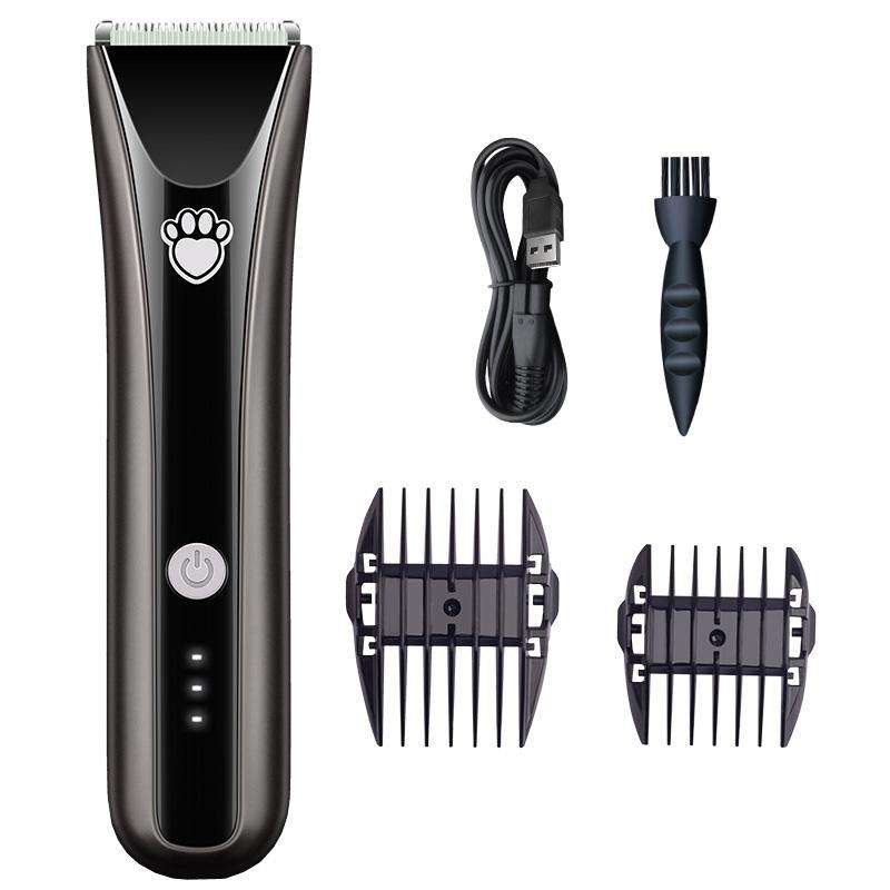 Waterproof Pet Shaver Dog Electric Hair Clipper, Specification: Standard(Gray)