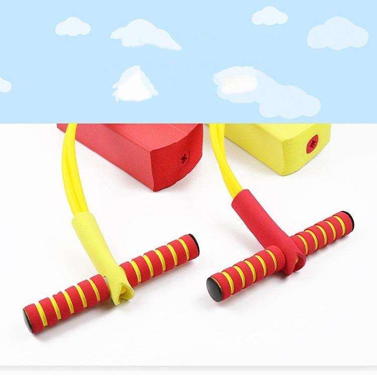 Children Frog Jumping Toy Sound Bounce Shoes Flash Jump Kindergarten Outdoor Sports Sense Trainin...