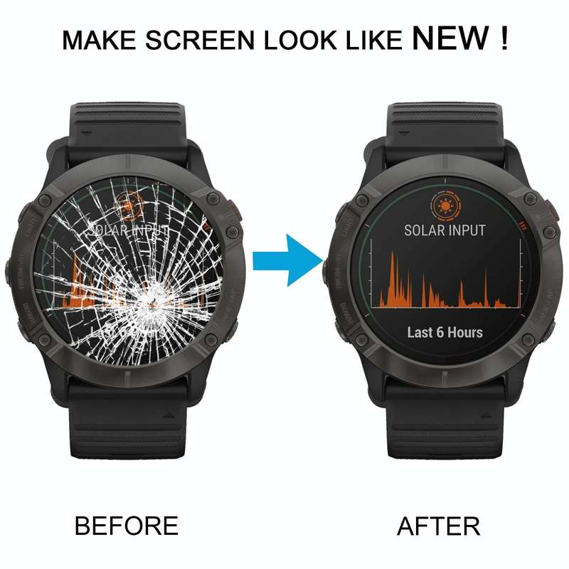 For Garmin Fenix 6X Solar Original LCD Screen with Digitizer Full Assembly