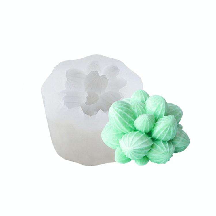SX-ZW-186 Fleshy Three-Dimensional Candle Silicone Mold DIY Handmade Soap Aromatherapy Epoxy Mold