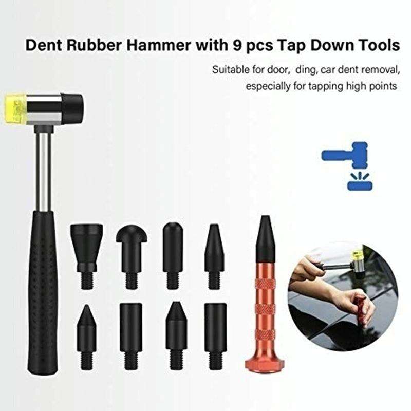 D3 94 in 1 Car Paintless Dent Dings Repair Lifter Tools Kit, Plug Type:UK Plug