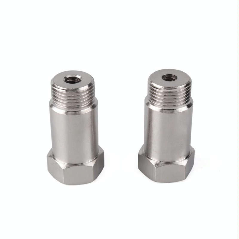 2 PCS Car 45mm Oxygen Sensor Adapter Oxygen Extension Modified Connector M18x1.5