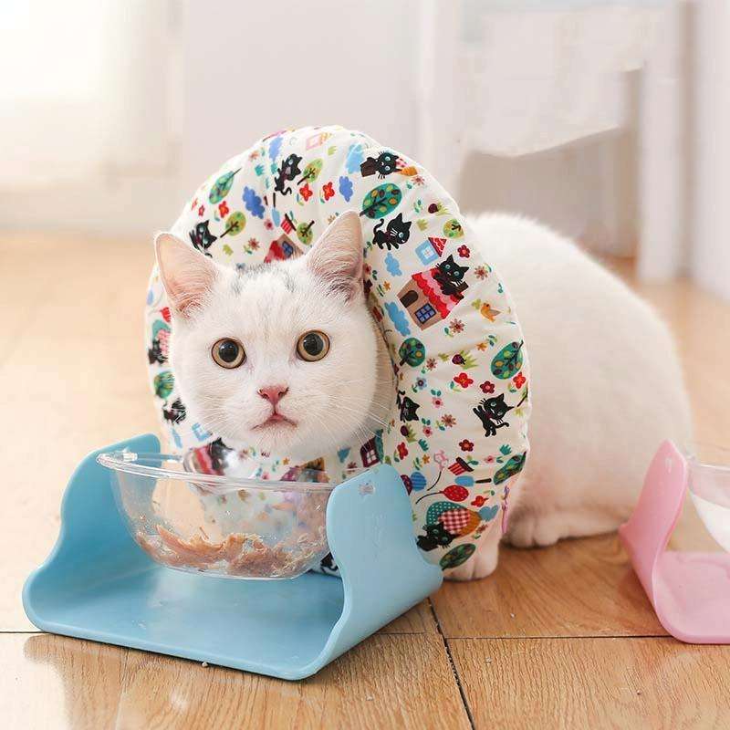 Cat Supplies Detachable Waterproof Anti-Bite Anti-Licking Collar Cat Circle Neck Headgear, Specif...