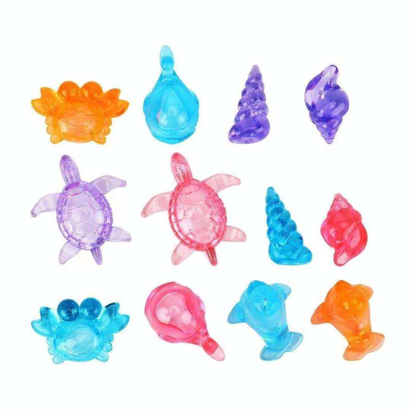 12 PCS Sea Biology Diving Swimming Pool Toys Children Summer Water Toys